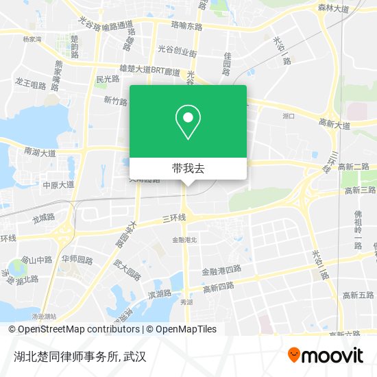 湖北楚同律师事务所地图