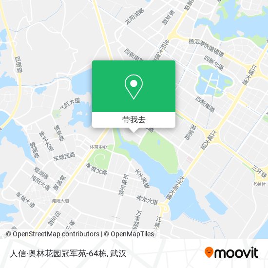 人信·奥林花园冠军苑-64栋地图