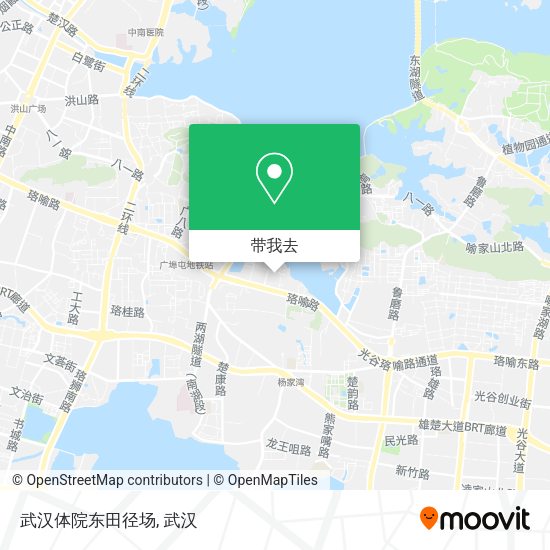 武汉体院东田径场地图