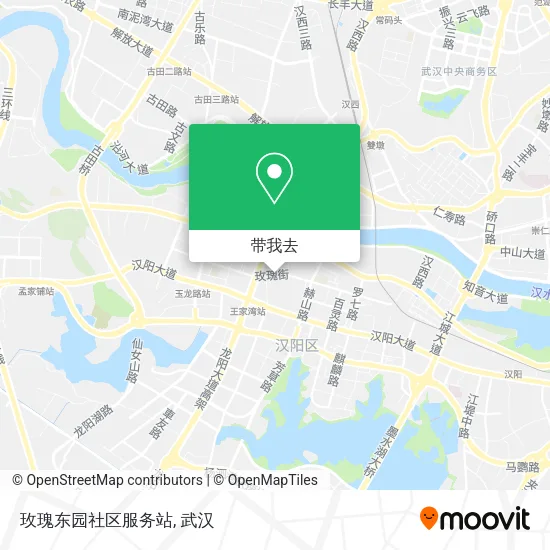 玫瑰东园社区服务站地图