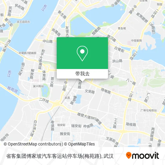 省客集团傅家坡汽车客运站停车场(梅苑路)地图