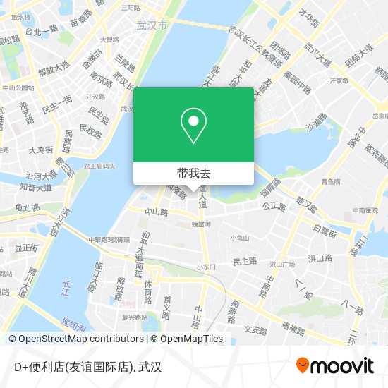 D+便利店(友谊国际店)地图
