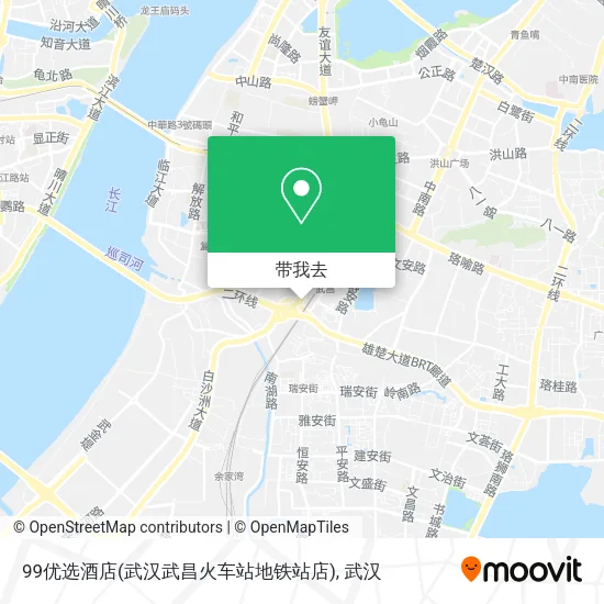 99优选酒店(武汉武昌火车站地铁站店)地图