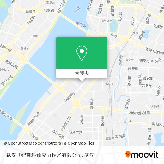 武汉世纪建科预应力技术有限公司地图