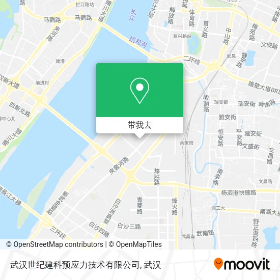 武汉世纪建科预应力技术有限公司地图