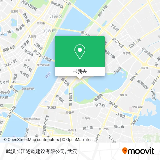 武汉长江隧道建设有限公司地图