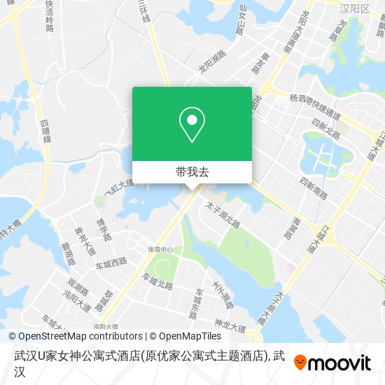 武汉U家女神公寓式酒店(原优家公寓式主题酒店)地图