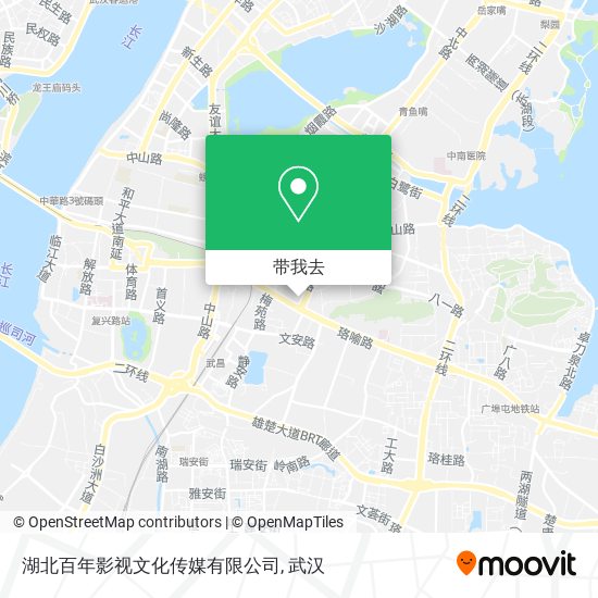 湖北百年影视文化传媒有限公司地图