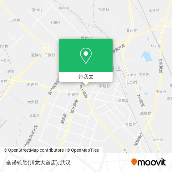 全诺轮胎(川龙大道店)地图