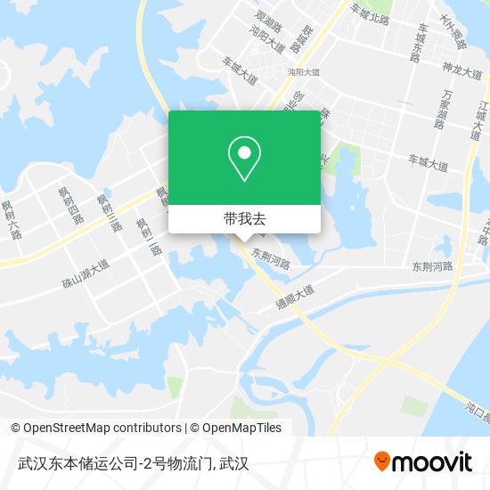 武汉东本储运公司-2号物流门地图