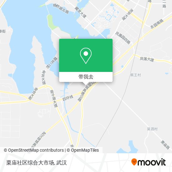 栗庙社区综合大市场地图