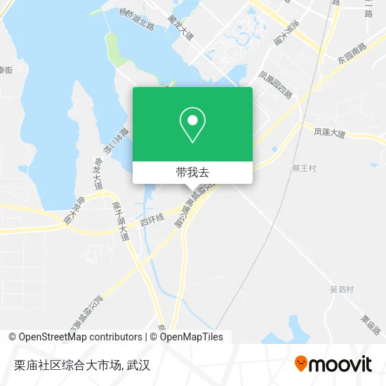 栗庙社区综合大市场地图
