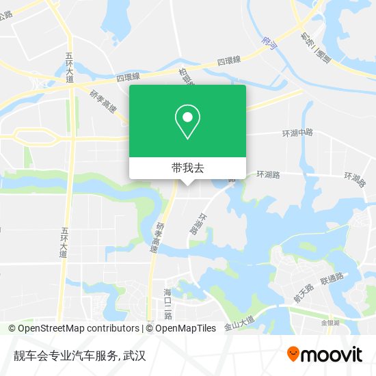 靓车会专业汽车服务地图