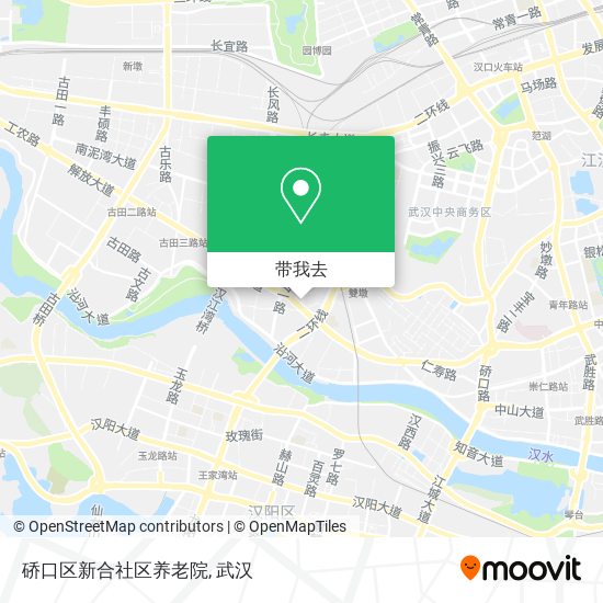 硚口区新合社区养老院地图
