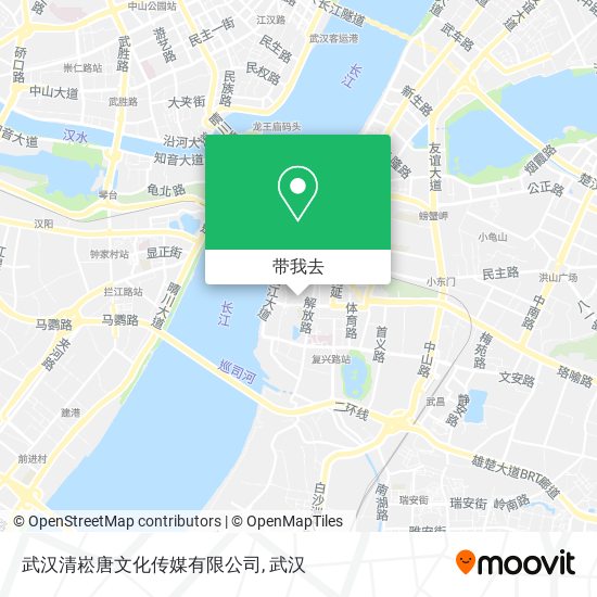 武汉清崧唐文化传媒有限公司地图