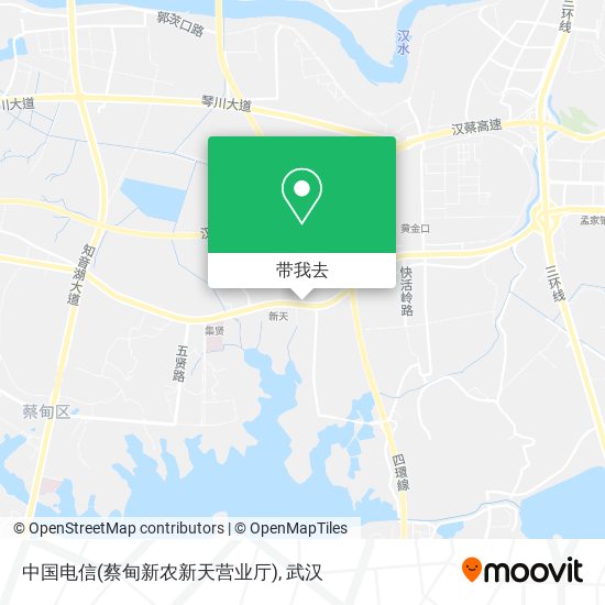 中国电信(蔡甸新农新天营业厅)地图
