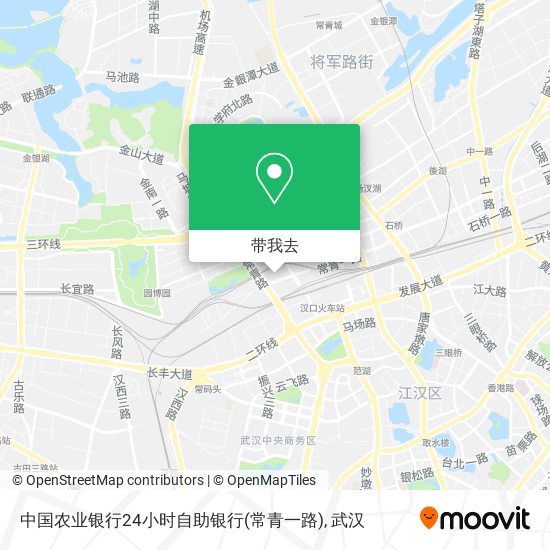 中国农业银行24小时自助银行(常青一路)地图