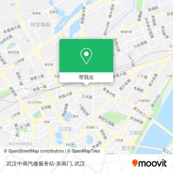 武汉中南汽修服务站-东南门地图