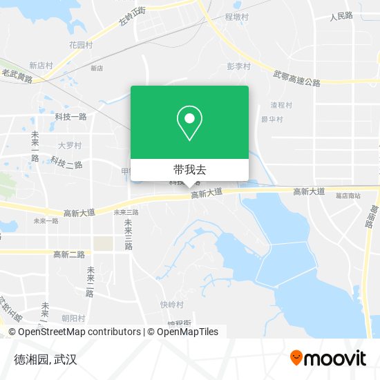 德湘园地图