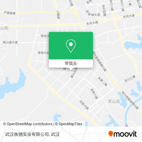 武汉衡德实业有限公司地图