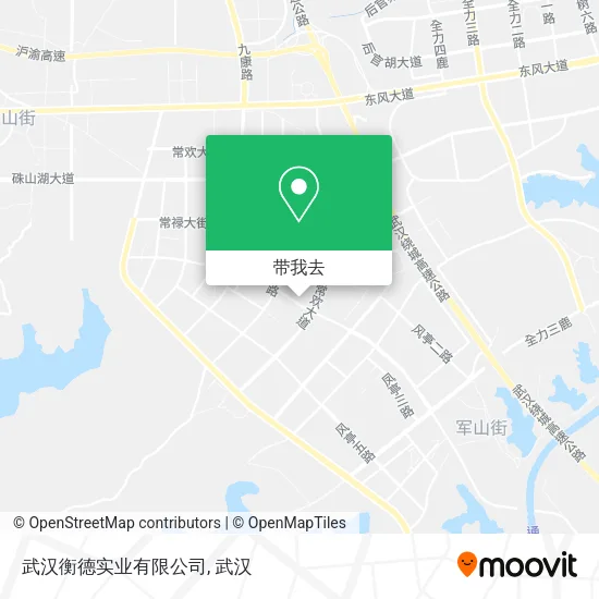 武汉衡德实业有限公司地图