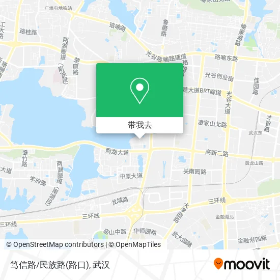 笃信路/民族路(路口)地图