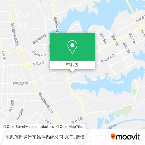 东风伟世通汽车饰件系统公司-东门地图