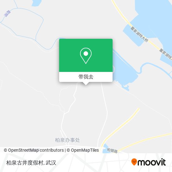 柏泉古井度假村地图