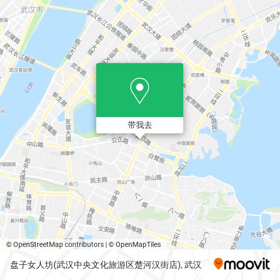 盘子女人坊(武汉中央文化旅游区楚河汉街店)地图