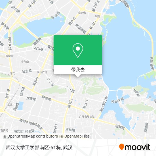 武汉大学工学部南区-51栋地图