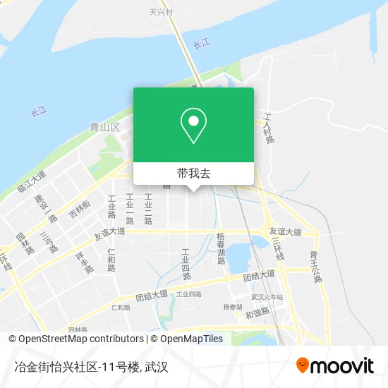 冶金街怡兴社区-11号楼地图