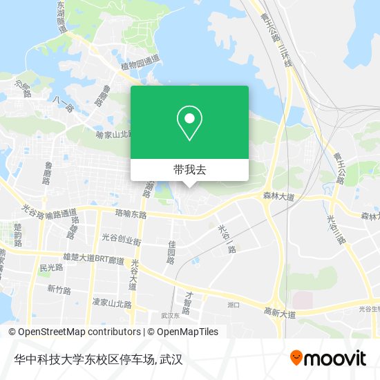 华中科技大学东校区停车场地图
