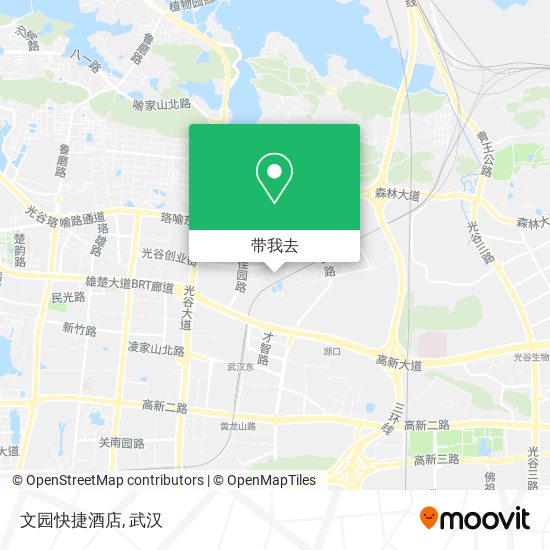 文园快捷酒店地图