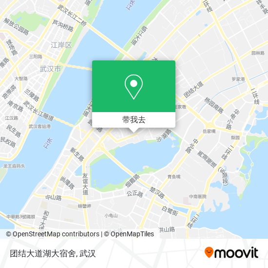 团结大道湖大宿舍地图