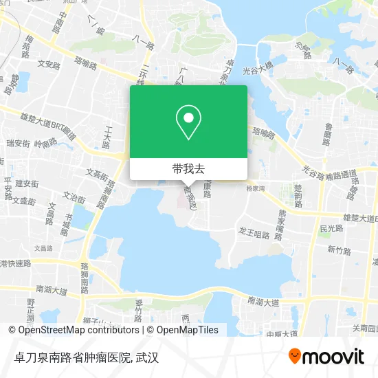 卓刀泉南路省肿瘤医院地图