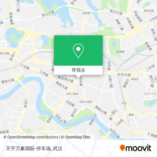 天宇万象国际-停车场地图