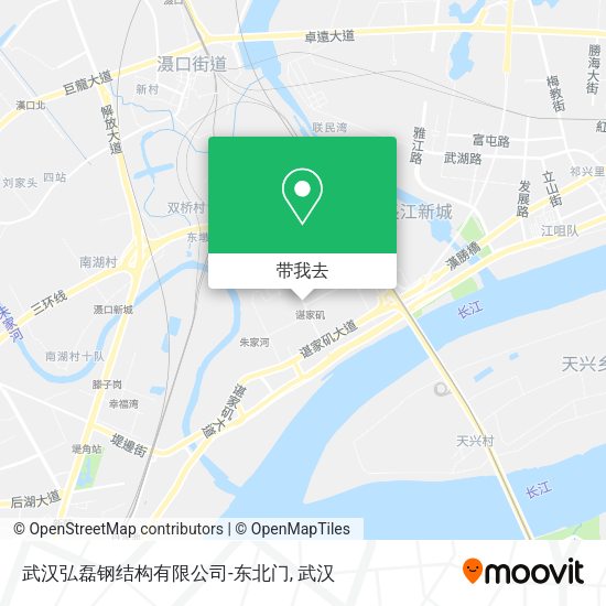 武汉弘磊钢结构有限公司-东北门地图
