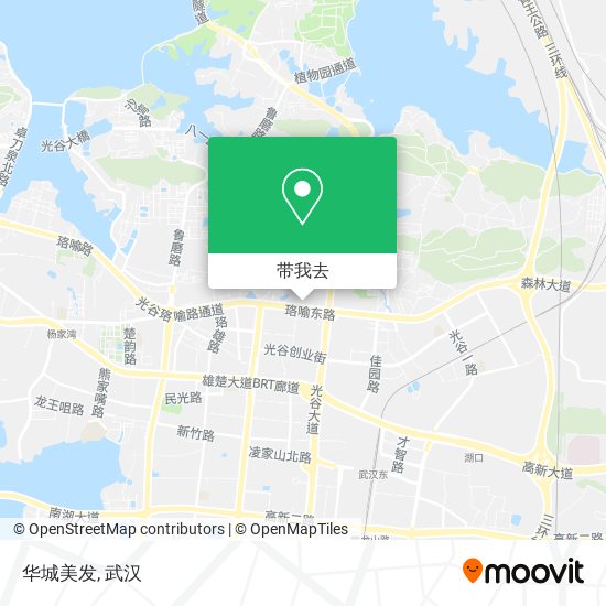 华城美发地图