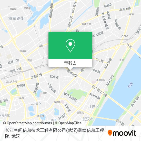 长江空间信息技术工程有限公司(武汉)测绘信息工程院地图