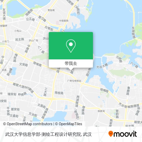 武汉大学信息学部-测绘工程设计研究院地图