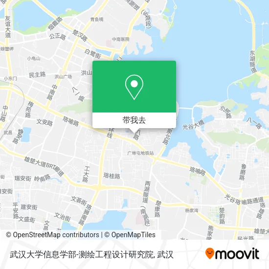 武汉大学信息学部-测绘工程设计研究院地图