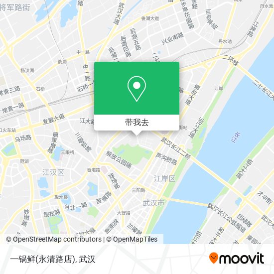 一锅鲜(永清路店)地图