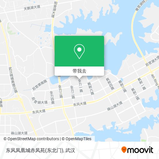 东风凤凰城赤凤苑(东北门)地图