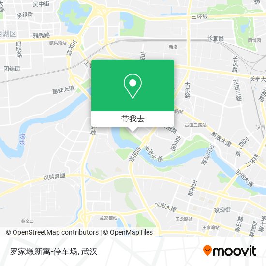 罗家墩新寓-停车场地图