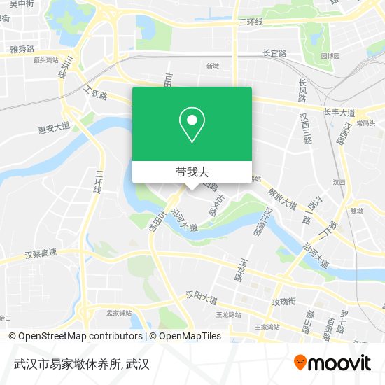 武汉市易家墩休养所地图