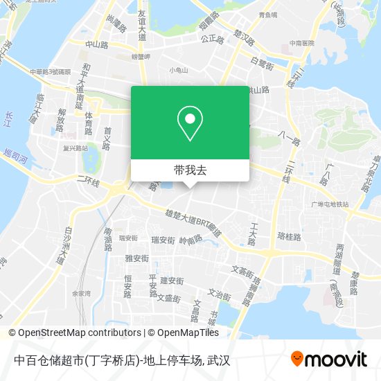 中百仓储超市(丁字桥店)-地上停车场地图