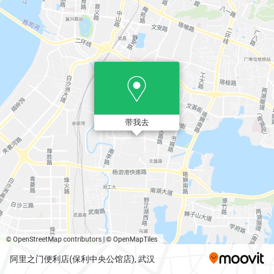 阿里之门便利店(保利中央公馆店)地图