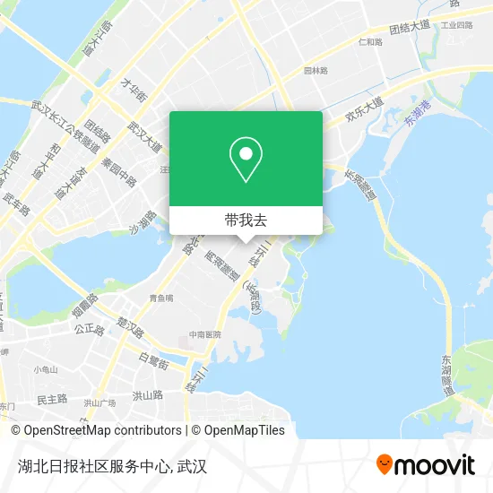 湖北日报社区服务中心地图