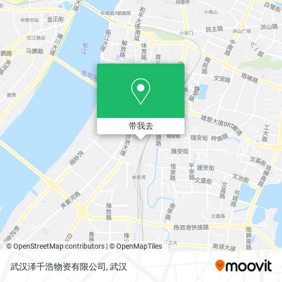武汉泽千浩物资有限公司地图