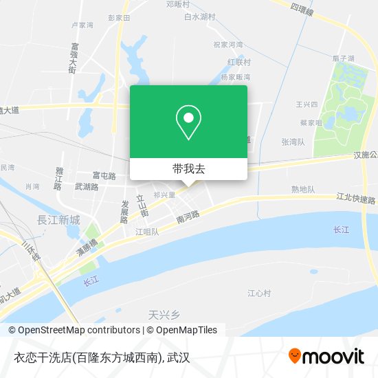 衣恋干洗店(百隆东方城西南)地图